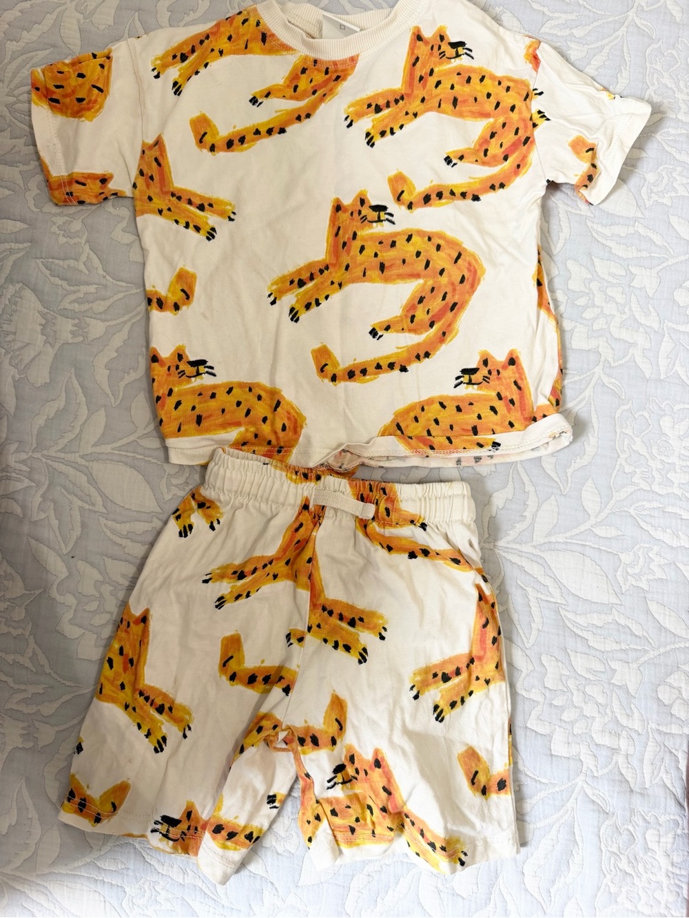 Zara 4T boy set jaguar matching set